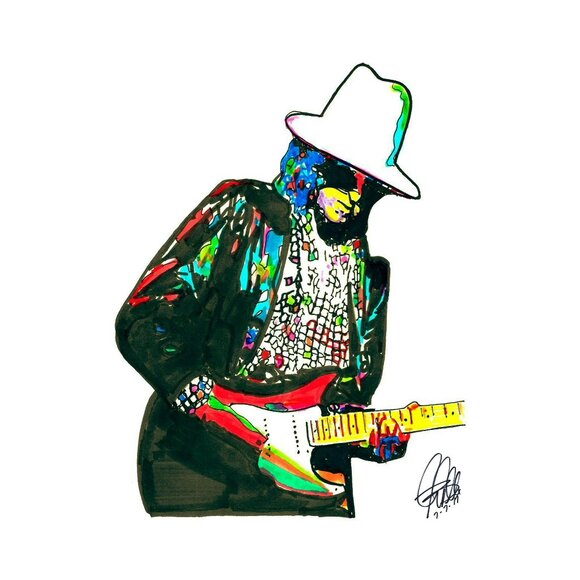 Bob Dylan Songwriter Guitar Folk Rock Pop Music Poster Print Wall Art 11x17 - Picture 1 of 5